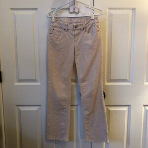 J. Crew Favorite Fit Bootcut Y2K Corduroy Pants 27R Cream